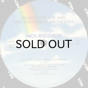 画像2: MIX MASTER GEE AND THE TURNTABLE ORCHESTRA / LIKE THIS (2)