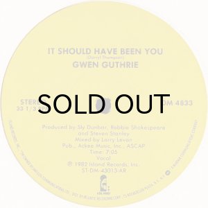 画像1: GWEN GUTHRIE / IT SHOULD HAVE BEEN YOU b/w GETTING HOT (12) (1)
