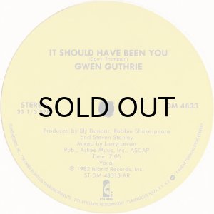 画像1: GWEN GUTHRIE / IT SHOULD HAVE BEEN YOU b/w GETTING HOT (1)