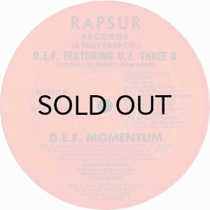 画像2: D.E.F. FEATURING D.J. THREE D / D.E.F. MOMENTUM (2)