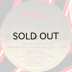 画像2: RUN-D.M.C. / IT'S LIKE THAT b/w SUCKER M.C.'s (2)