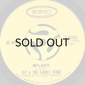 画像1: SLY & THE FAMILY STONE / M'LADY b/w LIFE (45's) (1)