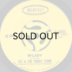 画像1: SLY & THE FAMILY STONE / M'LADY b/w LIFE (45's) (1)