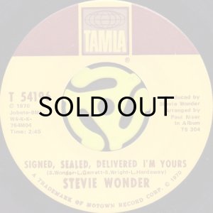 画像1: STEVIE WONDER / SIGNED, SEALED, DELIVERED I'M YOURS (45's) (1)