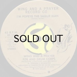 画像2: WING AND A PRAYER FIFE AND DRUM CORPS. / ON THE GOOD SHIP LOLLIPOP (45's) (2)