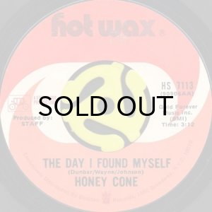 画像1: HONEY CONE / THE DAY I FOUND MYSELF b/w WHEN WILL IT END (45's) (1)