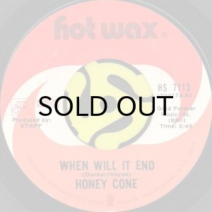 画像2: HONEY CONE / THE DAY I FOUND MYSELF b/w WHEN WILL IT END (45's) (2)