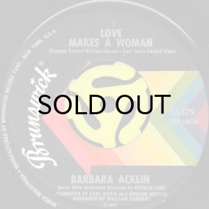 画像2: BARBARA ACKLIN / LOVE MAKES A WOMAN b/w COME AND SEE ME BABY (45's) (2)