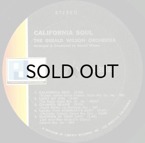 画像3: THE GERALD WILSON ORCHESTRA / CALIFORNIA SOUL (LP) (3)
