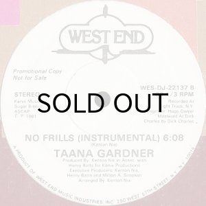 画像2: TAANA GARDNER / NO FRILLS (WHITE PROMO) (12) (2)