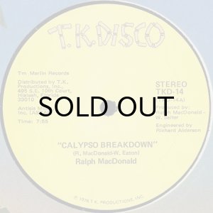 画像1: RALPH MACDONALD / CALYPSO BREAKDOWN b/w WHERE IS THE LOVE (1)