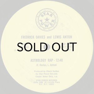 画像3: FREDRICK DAVIES AND LEWIS ANTON / ASTROLOGY RAP (3)