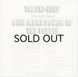画像2: THE CHI-LITES / (FOR GOD'S SAKE) GIVE MORE POWER TO THE PEOPLE (2)