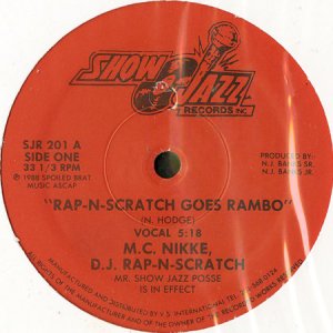 画像1: M.C. NIKKE, D.J. RAP-N-SCRATCH / RAP-N-SCRATCH GOES RAMBO (1)