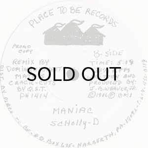 画像2: SCHOOLLY-D / GANGSTER BOOGIE b/w MANIAC (2)