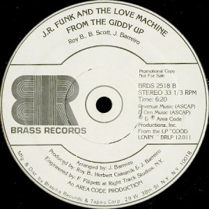 画像2: J.R. FUNK AND THE LOVE MACHINE / GOOD LOVIN' b/w FROM THE GIDDY UP (2)