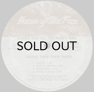 画像3: MACEO AND ALL THE KING'S MEN / DOING THEIR OWN THING (3)