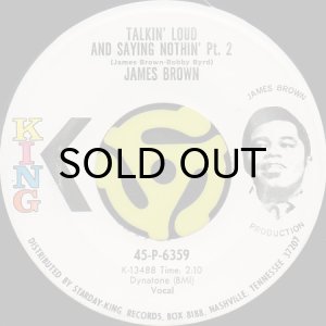 画像2: JAMES BROWN / TALKIN' LOUD AND SAYING NOTHIN' (45's) (2)