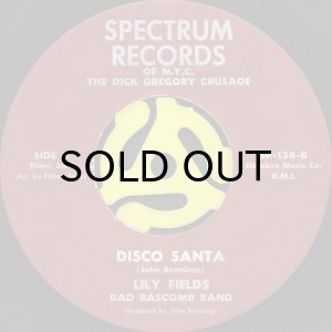 画像2: LILY FIELDS & BAD BASCOMB BAND / DISCO SANTA (45's) (2)