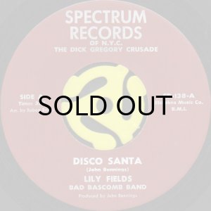 画像1: LILY FIELDS & BAD BASCOMB BAND / DISCO SANTA (45's) (1)