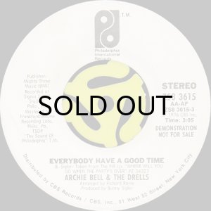 画像2: ARCHIE BELL & THE DRELLS / EVERYBODY HAVE A GOOD TIME (45's) (2)