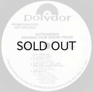 画像3: O.S.T. (PAUL HOFFERT) / OUTRAGEOUS (3)