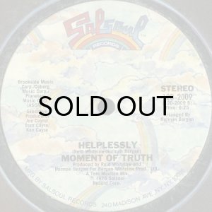 画像2: MOMENT OF TRUTH / SO MUCH FOR LOVE b/w HELPLESSLY (2)
