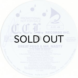 画像2: GREAT PESO & MR. NASTY / IT'S TIME TO ROCK (PROMO) (2)