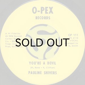 画像2: PAULINE SHIVERS / WON'T YOU COME BACK HOME b/w YOU'RE A DEVIL (45's) (2)