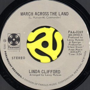 画像1: LINDA CLIFFORD / MARCH ACROSS THE LAND (45's) (1)