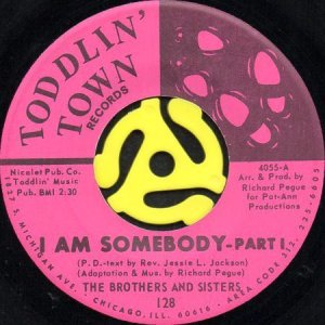 画像1: THE BROTHERS AND SISTERS / I AM SOMEBODY (45's) (1)