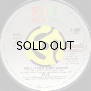画像2: KWICK / NIGHTLIFE b/w HERE I GO AGAIN (ANOTHER WEEKEND) (45's) (2)