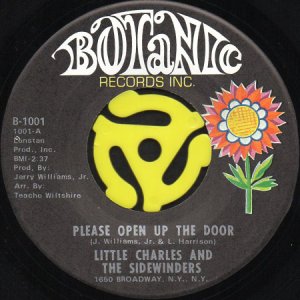 画像1: LITTLE CHARLES AND THE SIDEWINDERS / PLEASE OPEN UP THE DOOR (45's) (1)