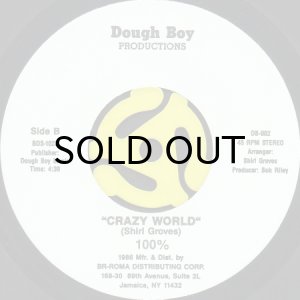 画像2: 100% / JEALOUS b/w CRAZY WORLD (45's) (2)