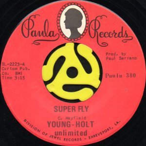 画像1: YOUNG-HOLT UNLIMITED / SUPER FLY b/w GIVE ME YOUR LOVE (45's) (1)