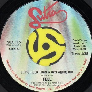 画像2: FEEL / LET'S ROCK (OVER & OVER AGAIN) (45's) (2)