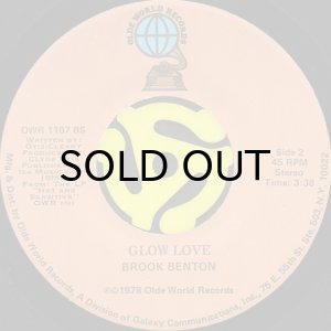 画像2: BROOK BENTON / SOFT b/w GLOW LOVE (45's) (2)
