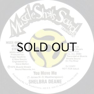画像1: SHELBRA DEANE / YOU MOVE ME b/w SEEING YOU AGAIN (45's) (WHITE PROMO) (1)