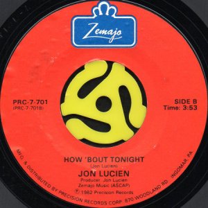 画像2: JON LUCIEN / TELL ME YOU LOVE ME b/w HOW 'BOUT TONIGHT (45's) (2)