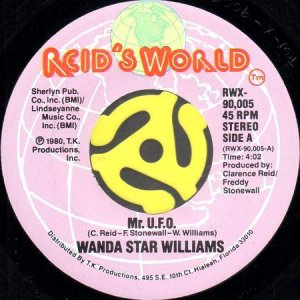 画像1: WANDA STAR WILLIAMS / MR. U.F.O. b/w WHEN MY LOVE COMES DOWN (45's) (1)