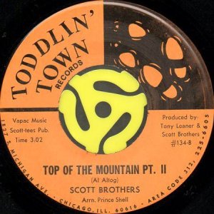 画像2: SCOTT BROTHERS / TOP OF THE MOUNTAIN (45's) (2)
