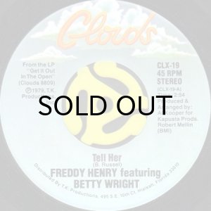 画像1: FREDDY HENRY feat. BETTY WRIGHT / TELL HER (45's) (1)