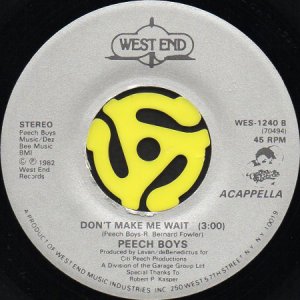 画像2: PEECH BOYS / DON'T MAKE ME WAIT (45's) (2)