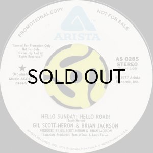 画像2: GIL SCOTT-HERON & BRIAN JACKSON / HELLO SUNDAY! HELLO ROAD! (45's) (2)