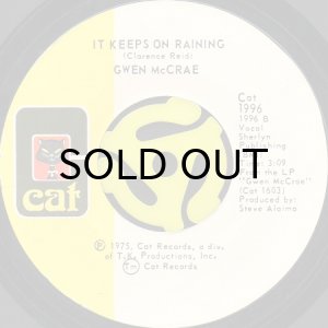 画像2: GWEN McCRAE / ROCKIN' CHAIR b/w IT KEEPS ON RAINING (45's) (2)