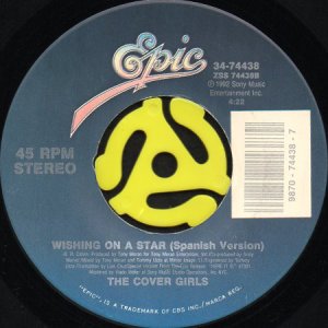 画像1: THE COVER GIRLS / WISHING ON A STAR (SPANISH VERSION) (45's) (1)