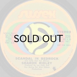 画像2: SHARON RIDLEY / SCANDAL IN BEDROCK (45's) (2)