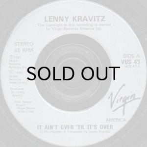 画像3: LENNY KRAVITZ / IT AIN'T OVER 'TIL IT'S OVER (45's) (3)