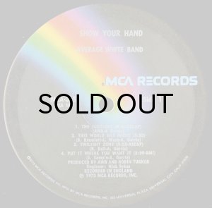 画像3: AVERAGE WHITE BAND / SHOW YOUR HAND (3)