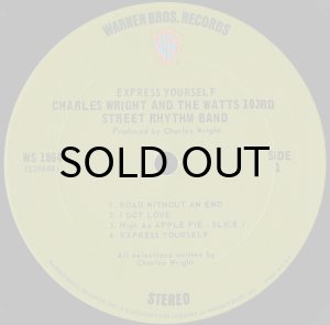 画像3: CHARLES WRIGHT & THE WATTS 103RD STREET RHYTHM BAND / EXPRESS YOURSELF (LP) (3)